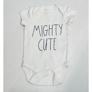 Rae Dunn  Mighty Cute Bodysuit   Size 0-3 Months